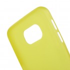 Samsung Galaxy S6 G920 ploniausias pasaulyje plastikinis geltonas rožinis dėklas - nugarėlė