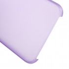 Samsung Galaxy S6 G920 ploniausias pasaulyje plastikinis skaidrus violetinis dėklas - nugarėlė