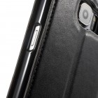 Roar Noble atverčiamas Samsung Galaxy S6 (G9200) juodas odinis dėklas