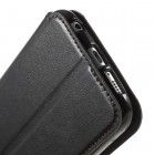 Roar Noble atverčiamas Samsung Galaxy S6 (G9200) juodas odinis dėklas
