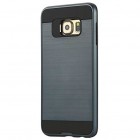 Sustiprintos apsaugos Samsung Galaxy S6 G920 tamsiai mėlynas kieto silikono (TPU) ir plastiko dėklas
