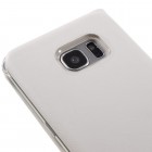 Samsung Galaxy S7 Edge (G935) baltas odinis atverčiamas Smart Wallet dėklas - piniginė