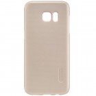 Samsung Galaxy S7 Edge (G935) Nillkin Frosted Shield auksinis plastikinis dėklas