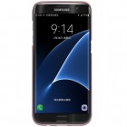 Samsung Galaxy S7 Edge (G935) Nillkin Frosted Shield rožinis plastikinis dėklas + apsauginė ekrano plėvelė