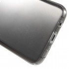 Samsung Galaxy S7 Edge (G935) skaidrus (permatomas), pilkas kieto silikono TPU ploniausias pasaulyje bespalvis dėklas