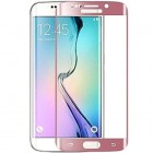Galaxy S7 Edge (G935) „Calans“ 9H Tempered Glass sustiprintos apsaugos rožinis pilnai dengiantis apsauginis ekrano stiklas 0,2 mm