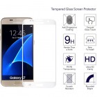 Samsung Galaxy S7 (G930) „Amorus“ 9H Tempered Glass sustiprintos apsaugos baltas pilnai dengiantis apsauginis ekrano stiklas 0,26 mm