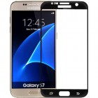 Samsung Galaxy S7 (G930) „Amorus“ 9H Tempered Glass sustiprintos apsaugos juodas pilnai dengiantis apsauginis ekrano stiklas 0,26 mm