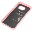 Samsung Galaxy S7 (G930) Mercury šviesiai rožinis kieto silikono tpu dėklas - nugarėlė
