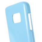 Samsung Galaxy S7 (G930) Mercury šviesiai mėlynas kieto silikono tpu dėklas - nugarėlė