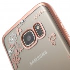 Samsung Galaxy S7 (G930) „Nature“ silikoninis skaidrus dėklas, rožinis