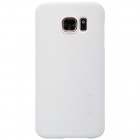 Samsung Galaxy S7 (G930) Nillkin Frosted Shield baltas plastikinis dėklas + apsauginė ekrano plėvelė