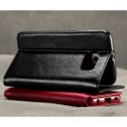 „Kalaideng“ Royale atverčiamas bordo odinis Samsung Galaxy S7 Edge (G935) dėklas