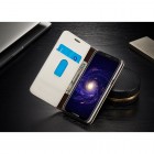 Samsung Galaxy S8 (G950) „CaseMe“ solidus atverčiamas baltas odinis dėklas - knygutė