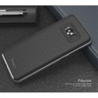 Samsung Galaxy S8 (G950) „IPAKY“ kieto silikono TPU juodas (pilkais apvadais) dėklas - nugarėlė