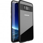 „IPAKY“ Frame Samsung Galaxy S8 (G955) skaidrus juodos spalvos apvadais kieto silikono (TPU) dėklas
