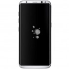 Samsung Galaxy S8+ (G955) „Calans“ 9H Tempered Glass sustiprintos apsaugos sidabrinis pilnai dengiantis apsauginis ekrano stiklas 0,2 mm