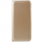 Samsung Galaxy S8+ (G955) auksinis odinis atverčiamas Smart Wallet dėklas - piniginė