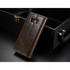 Samsung Galaxy S8+ (G955) „CaseMe“ solidus atverčiamas rudas odinis dėklas - knygutė