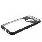 Samsung Galaxy S9+ (G965) skaidrus juodos spalvos apvadais kieto silikono (TPU) dėklas