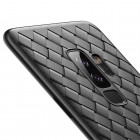„Baseus“ Weaving Samsung Galaxy S9+ (G965) juodas kieto silikono dėklas