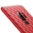 „Baseus“ Weaving Samsung Galaxy S9+ (G965) raudonas kieto silikono dėklas