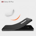 Samsung Galaxy S9+ (G965) „Carbon“ kieto silikono TPU juodas dėklas - nugarėlė