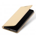 „Dux Ducis“ Skin serijos Samsung Galaxy S9+ (G965) auksinis odinis atverčiamas dėkla