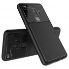 „Lenuo“ Lens Samsung Galaxy S9+ (G965) juodas kieto silikono dėklas