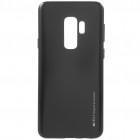 Samsung Galaxy S9+ (G965) Mercury juodas kieto silikono tpu dėklas - nugarėlė