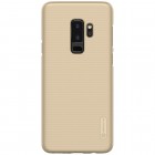 Samsung Galaxy S9+ (G965) Nillkin Frosted Shield auksinis plastikinis dėklas + apsauginė ekrano plėvelė