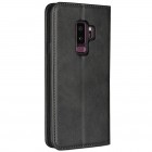 Samsung Galaxy S9+ (G965) „Split“ serijos juodas odinis atverčiamas dėklas - knygutė