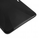 Samsung Galaxy Tab 4 10.1 T535 (T530) kieto silikono TPU juodas dėklas - nugarėlė