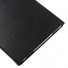 Samsung Galaxy Tab A 10,1 2016 (T580, T585) Smart Case atverčiamas juodas odinis dėklas - knygutė