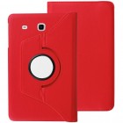Samsung Galaxy Tab A 7.0 2016 (T280,T285) atverčiamas, sukamas 360 laipsnių, raudonas odinis dėklas - stovas