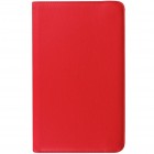 Samsung Galaxy Tab A 7.0 2016 (T280,T285) atverčiamas, sukamas 360 laipsnių, raudonas odinis dėklas - stovas