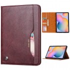 Prabangus „Comma“ odinis atverčiamas bordo Samsung Galaxy Tab A7 10.4 2020 (T505,T500) dėklas