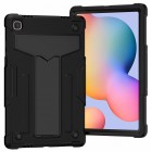 Samsung Galaxy Tab A7 10.4 2020 (T505,T500) sustiprintos apsaugos juodas dėklas - nugarėlė