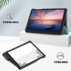 Samsung Galaxy Tab A7 Lite 8.7 2021 (T220, T225) atverčiamas mėtinis odinis dėklas - knygutė