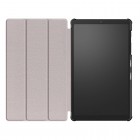 Samsung Galaxy Tab A7 Lite 8.7 2021 (T220, T225) atverčiamas pilkas odinis dėklas - knygutė