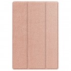 Samsung Galaxy Tab A8 10.5 2021 (X200, X205) atverčiamas auksinis odinis dėklas - knygutė