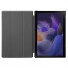 Samsung Galaxy Tab A8 10.5 2021 (X200, X205) atverčiamas raudonas odinis dėklas - knygutė