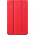 Samsung Galaxy Tab A 8.0 (T290, T295) atverčiamas raudonas odinis dėklas - knygutė