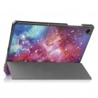 Samsung Galaxy Tab A9+ (X210, X215, X218) atverčiamas „Cosmo“ spalvotas dėklas - knygutė