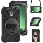 Samsung Galaxy Tab Active 3 8.0" (T575, T570, SM-X306B) sustiprintos apsaugos dėklas - juodas - nugarėlė