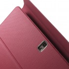 Samsung Galaxy Tab S 10.5 (T805, T800) atverčiamas raudonas odinis dėklas