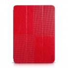 Prabangus „HOCO“ Crystal serijos odinis atverčiamas raudonas Samsung Galaxy Tab S 10.5 T805 dėklas