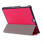 Samsung Galaxy Tab S2 9,7 (T815, T810) atverčiamas rožinis odinis dėklas - knygutė (sulankstomas)