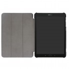 Samsung Galaxy Tab S3 9,7 (T820, T825) atverčiamas spalvotas, pilkas odinis dėklas - knygutė (sulankstomas)