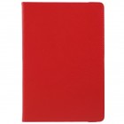 Samsung Galaxy Tab S5e (T720, T725) atverčiamas, sukamas 360 laipsnių, raudonas odinis dėklas - stovas
